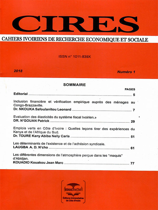 Couverture revue Vol.1