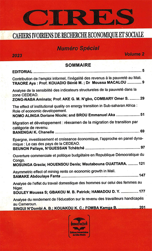 Couverture numéro spécial